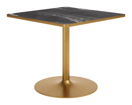 Caliza Dining Table Black & Gold