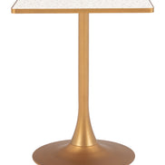 Spot Bistro Table Beige & Gold