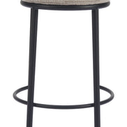 Sisal Barstool (Set of 2) Beige Tweed