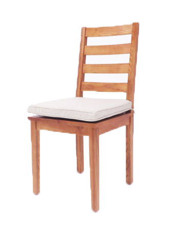 Lance Modern Ash Wood Dining Chair w/ Cushion (Set of 2) - image 5