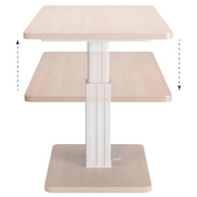 Brule Adjustable Dining Table Natural
