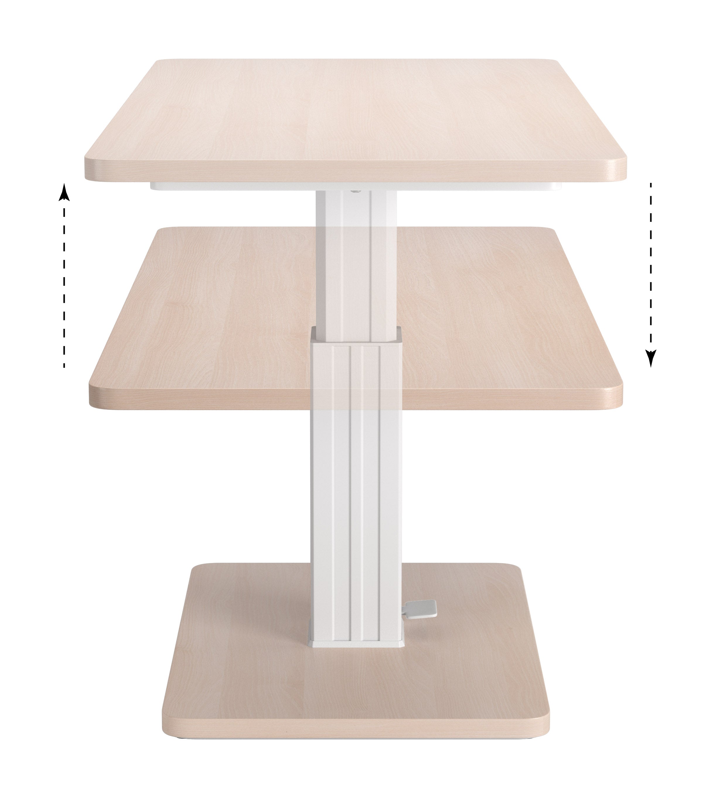 Brule Adjustable Dining Table Natural