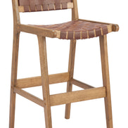 Feder Barstool (Set of 2) Brown