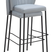 Linz Barstool (Set of 2) Gray