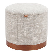 Fije Storage Ottoman Gray