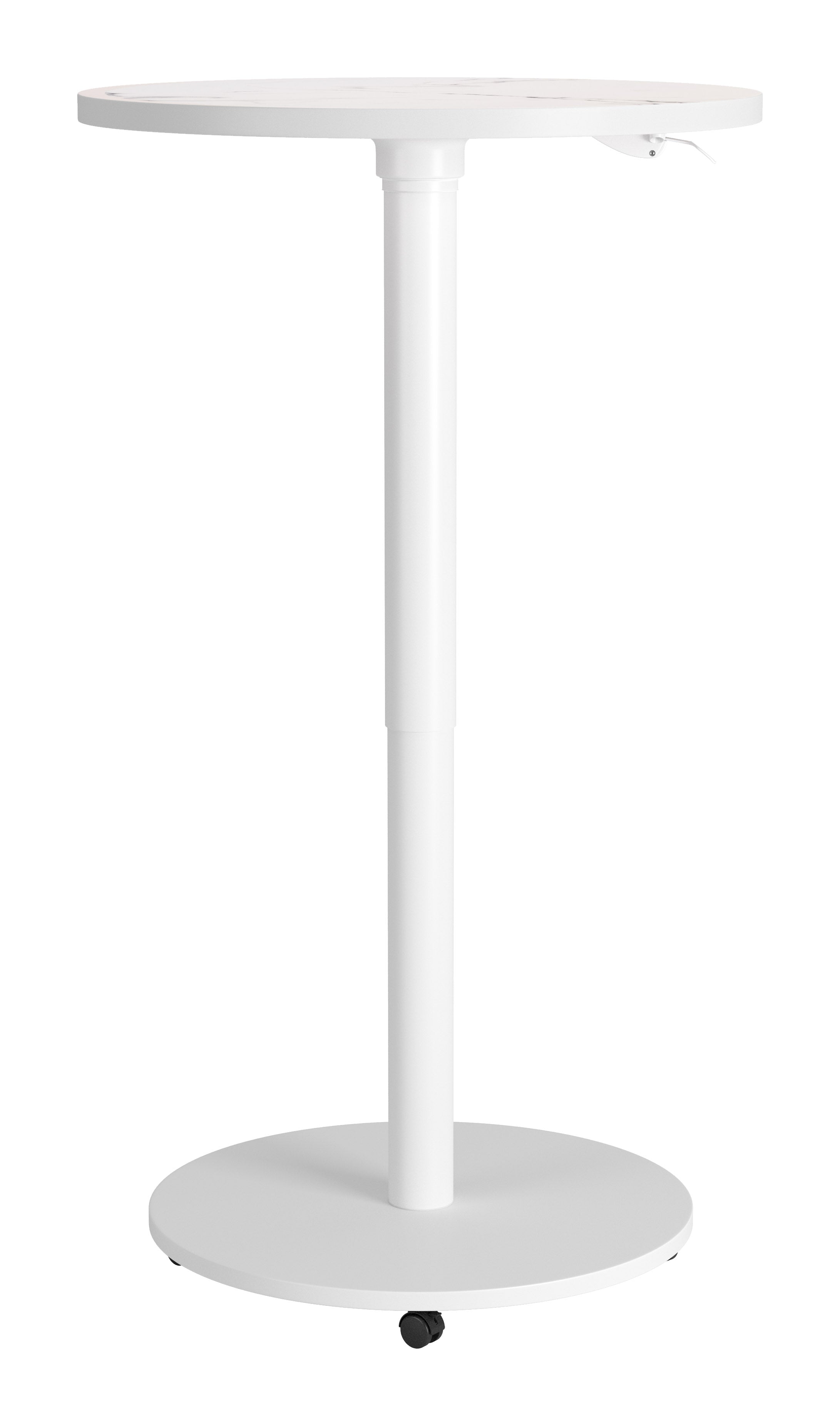 Mule Adjustable Bar Table White