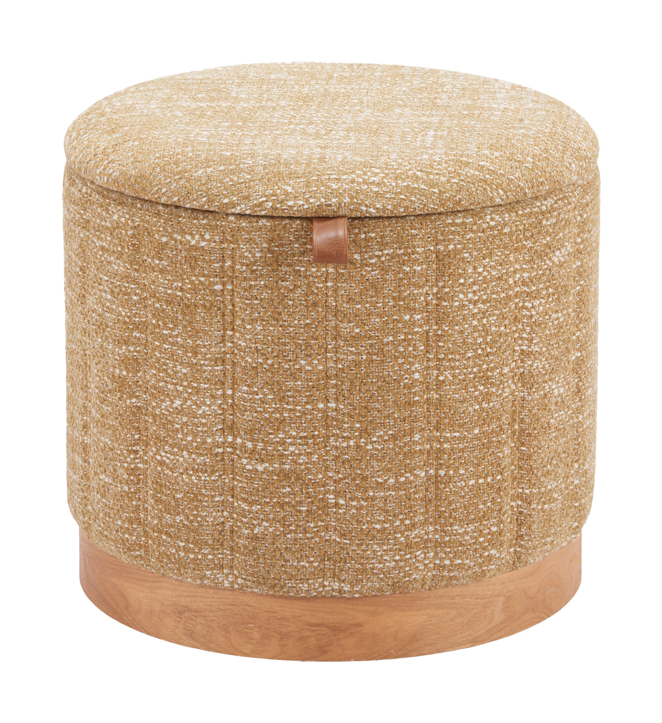 Fije Storage Ottoman Oat Yellow