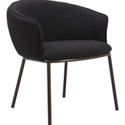 Essen Dining Chair Black & Bronze