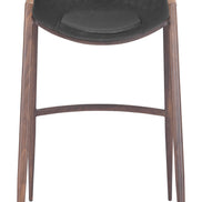 Desi Barstool (Set of 2) Black & Walnut