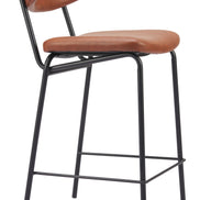 Charon Counter Stool (Set of 2) Vintage Brown