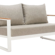 Welt Sofa Taupe & White