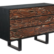 Aremi Dresser Brown & Black