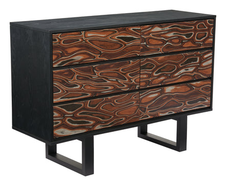 Aremi Dresser Brown & Black