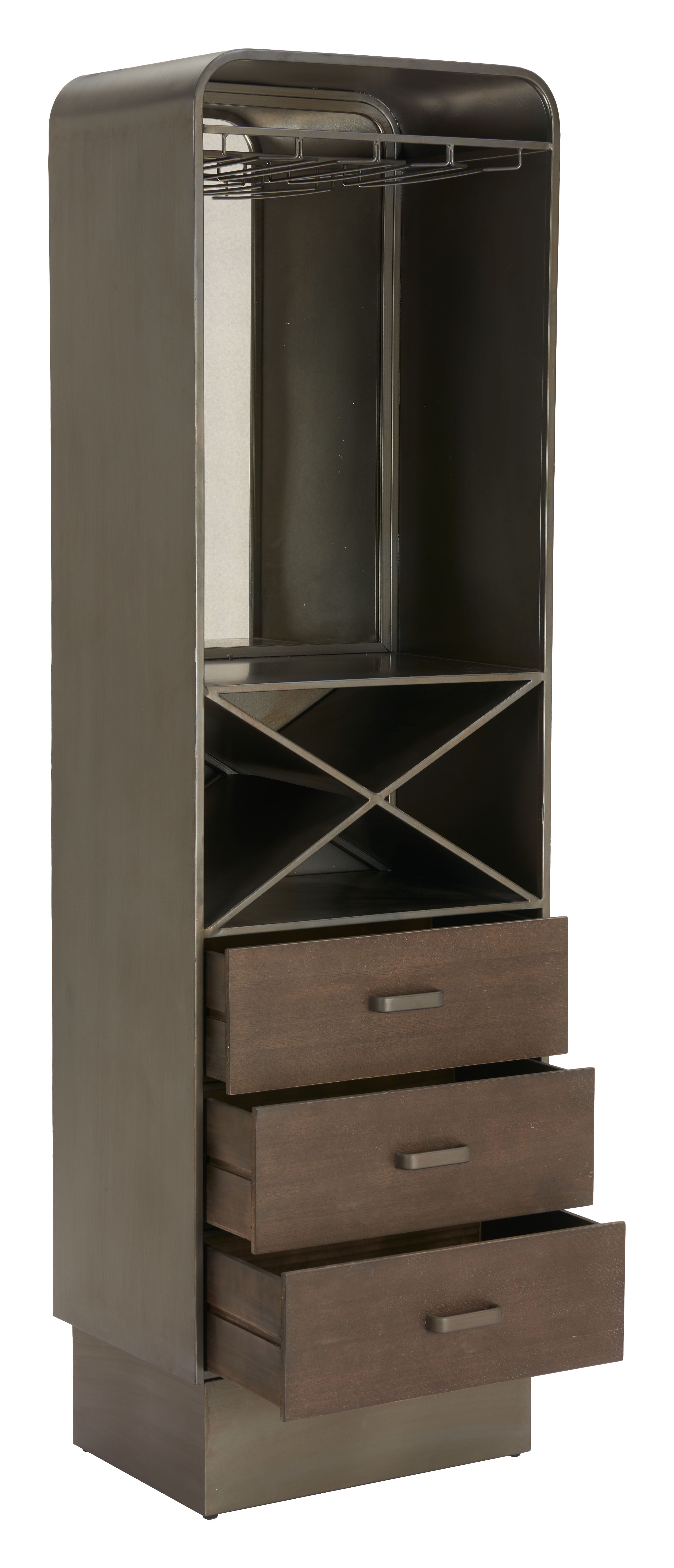 Hole Bar Cabinet Bronze