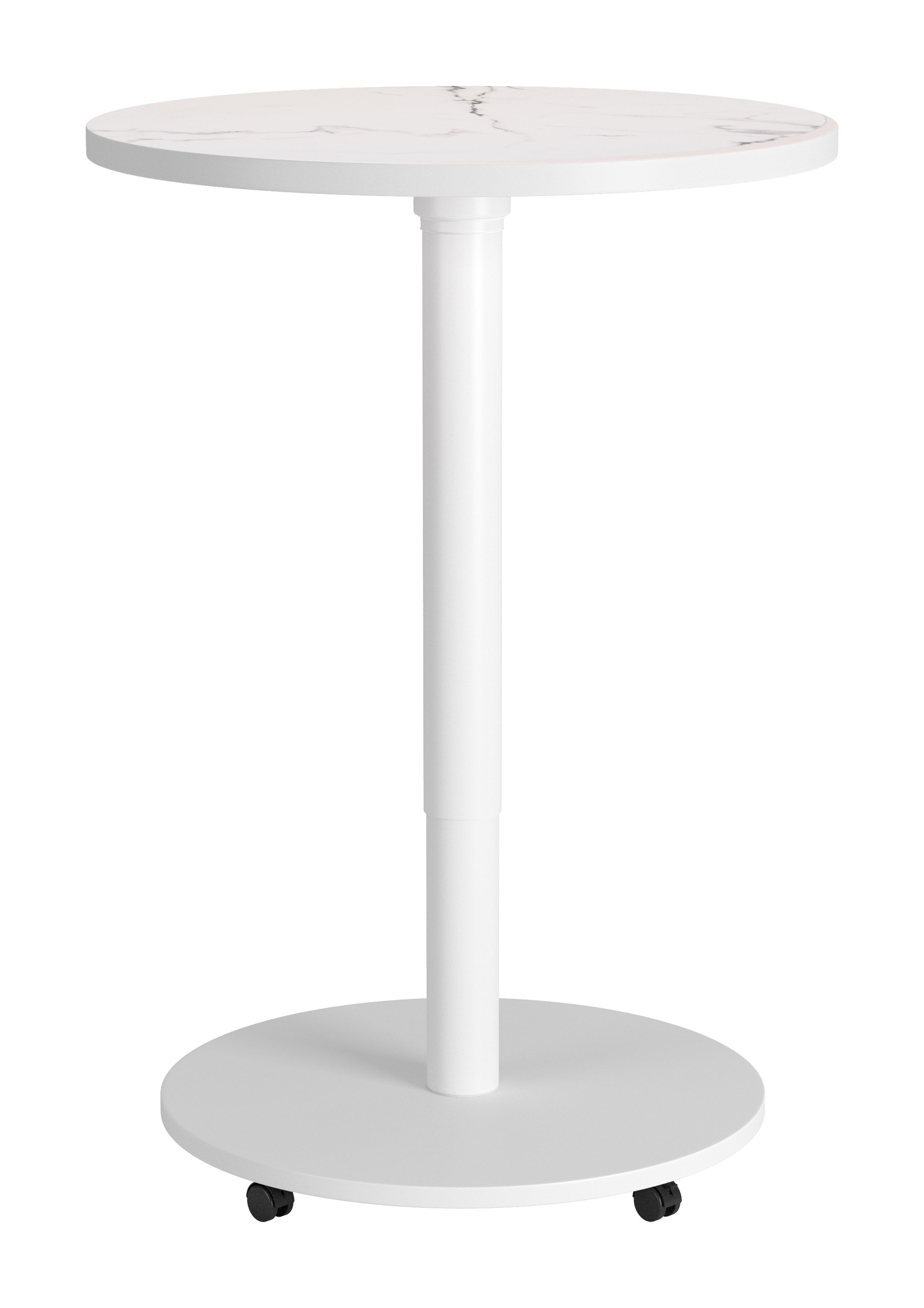 Mule Adjustable Bar Table White