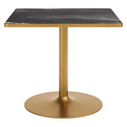 Caliza Dining Table Black & Gold