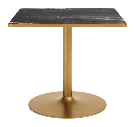 Caliza Dining Table Black & Gold