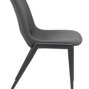 Desi Armless Dining Chair (Set of 2) Black