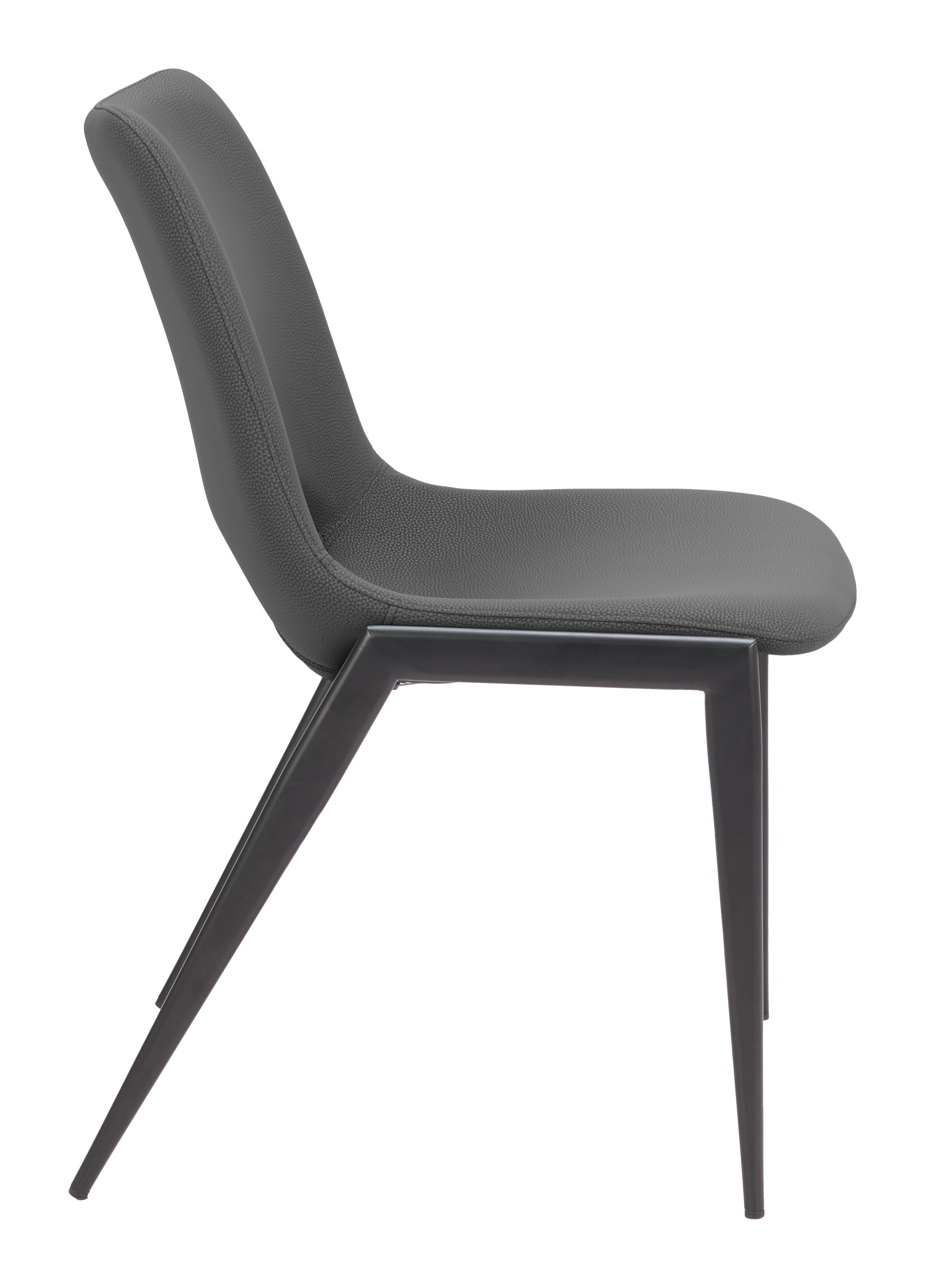 Desi Armless Dining Chair (Set of 2) Black