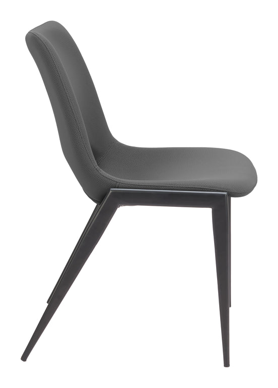Desi Armless Dining Chair (Set of 2) Black