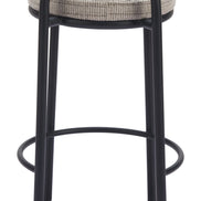 Sisal Counter Stool (Set of 2) Beige Tweed