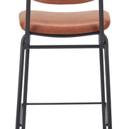 Charon Counter Stool (Set of 2) Vintage Brown