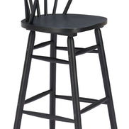Stenger Barstool (Set of 2) Black