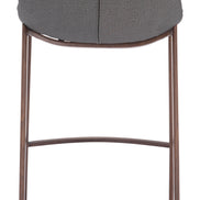 Magnus Barstool (Set of 2) Slate Gray & Walnut