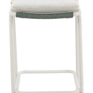 Luft Barstool (Set of 2) White & Green