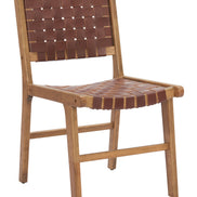 Feder Dining Chair (Set of 2) Brown