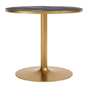 Batu Dining Table Black & Gold