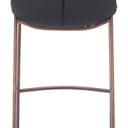 Magnus Barstool (Set of 2) Black & Walnut