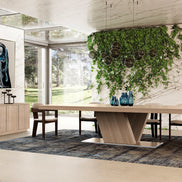 Victoria - Italian Modern Walnut Caracalla Buffet