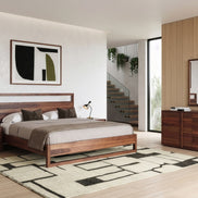 California King Berlin - Modern Walnut Bedroom Set