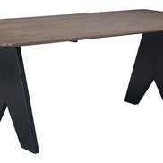 Lisse Rectangular Dining Table Espresso