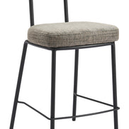 Kede Counter Stool Green Tweed