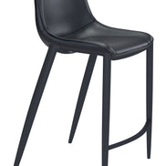 Magnus Barstool (Set of 2) Black