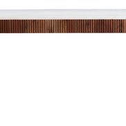 Obeah Desk White & Walnut
