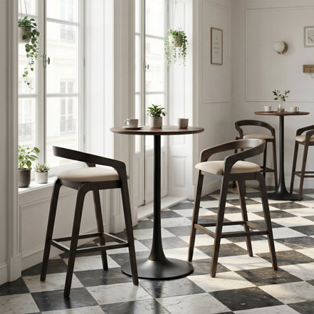 Auray Bar Table Brown