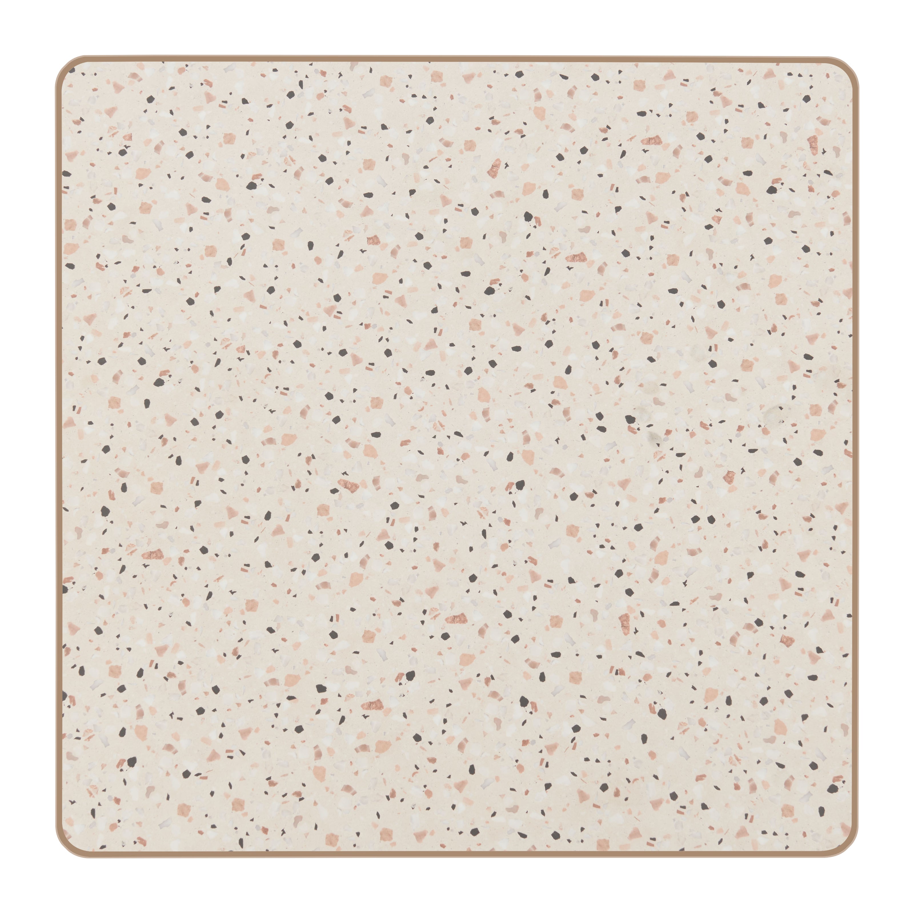 Spot Bistro Table Beige & Gold
