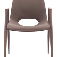Desi Dining Chair (Set of 2) Brown & Walnut