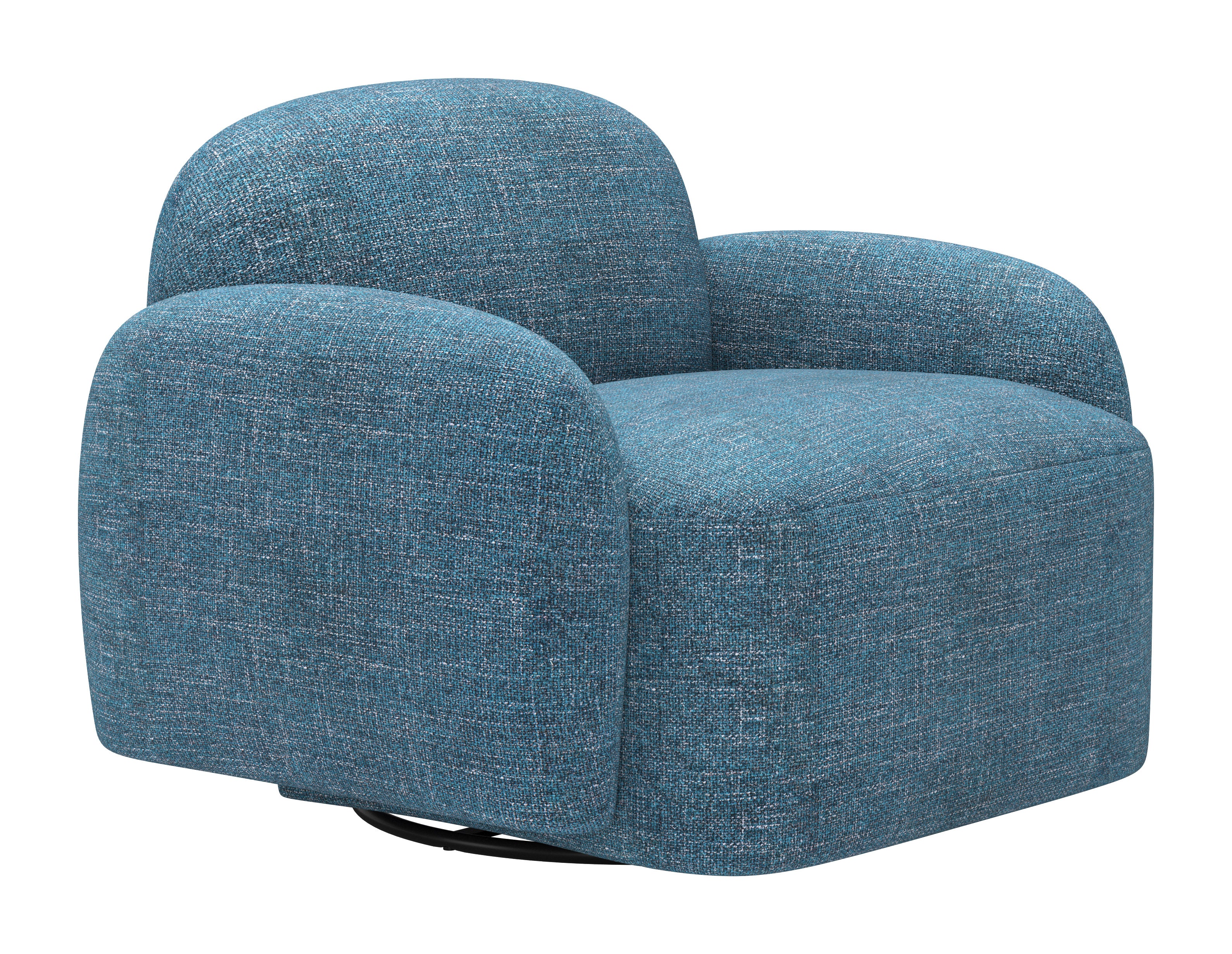 Cleo Swivel Chair Blue