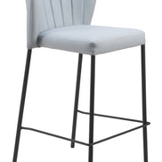 Linz Counter Stool (Set of 2) Gray