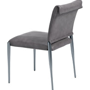 Freesia Dining Chair (Set of 2) Charcoal Gray