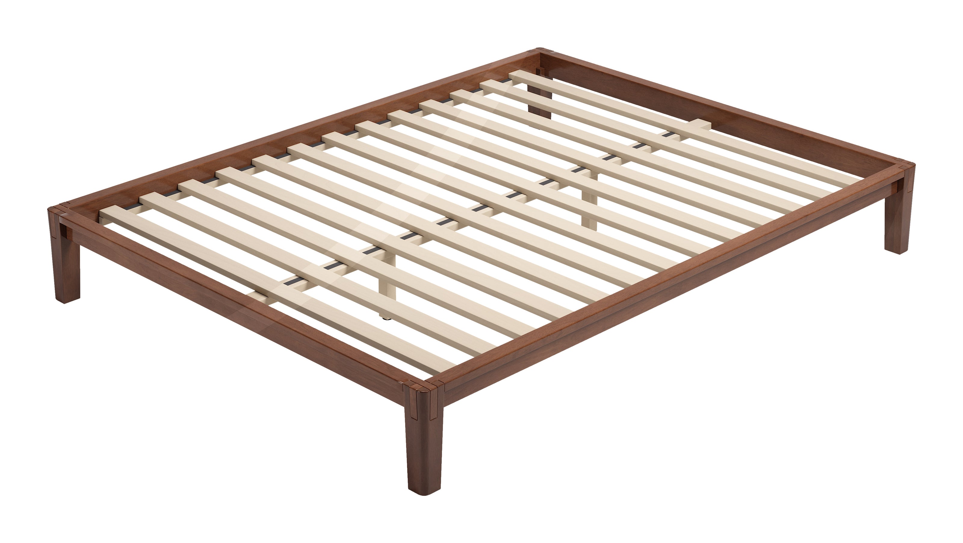 Luum Queen Platform Bed Frame Walnut