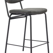 Charon Counter Stool (Set of 2) Vintage Black