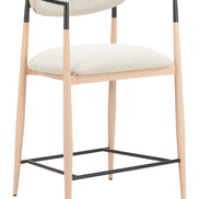 Equinox Counter Stool Oyster Gray & Natural