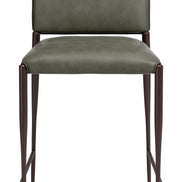 Freesia Counter Stool (Set of 2) Olive Green