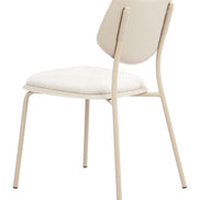 Zeal Dining Chair (Set of 4) Light Gray & Beige