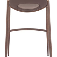 Desi Barstool (Set of 2) Brown & Walnut